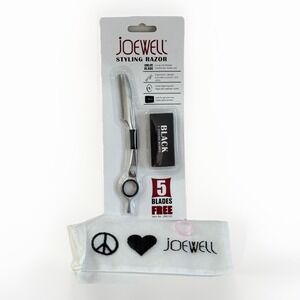 Joewell JW Hair Salon Styling Razor w/ 5 Blades  New In The Pack